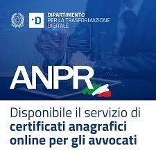 ANPR - Disponibile il servizio di certificati anagrafici online per gli avvocati